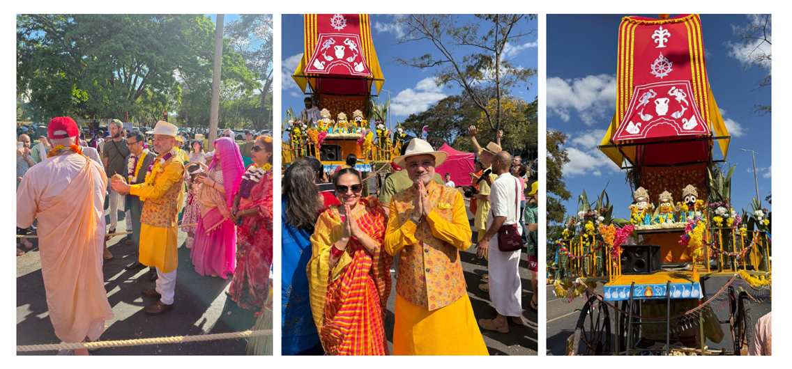 Ratha Yatra in Brazil with Ambassador Dinesh Bhatia